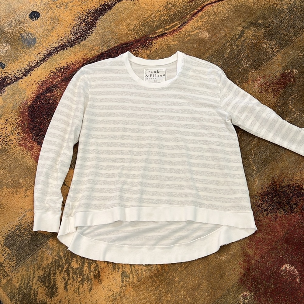 Frank & Eileen Striped Crew Neck Sweater